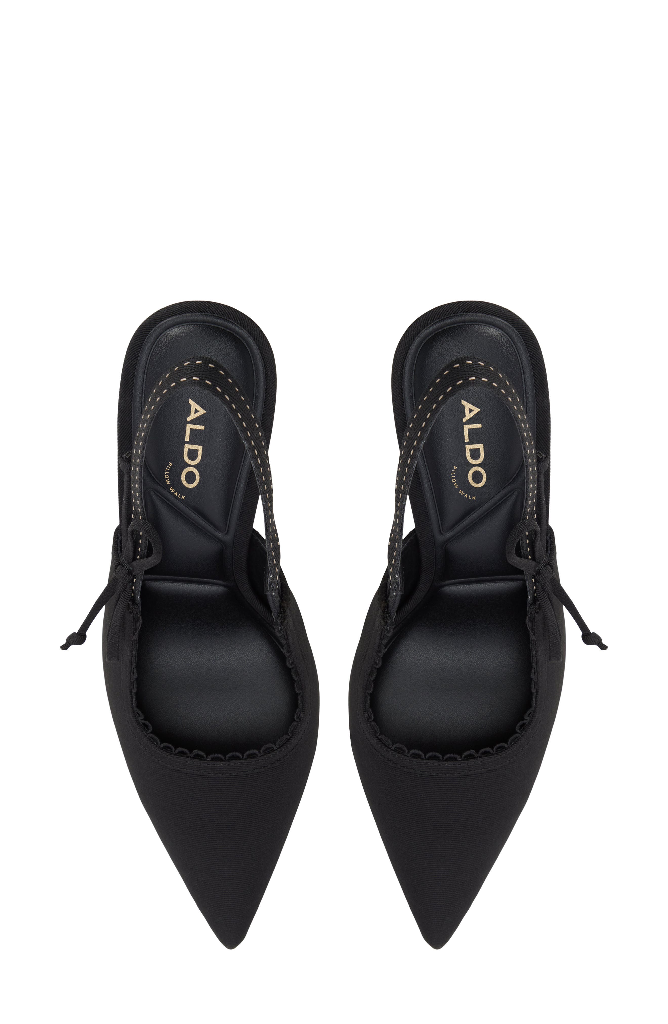 ALDO Hennie Slingback Pointed Toe Pump, Alternate, color, Black