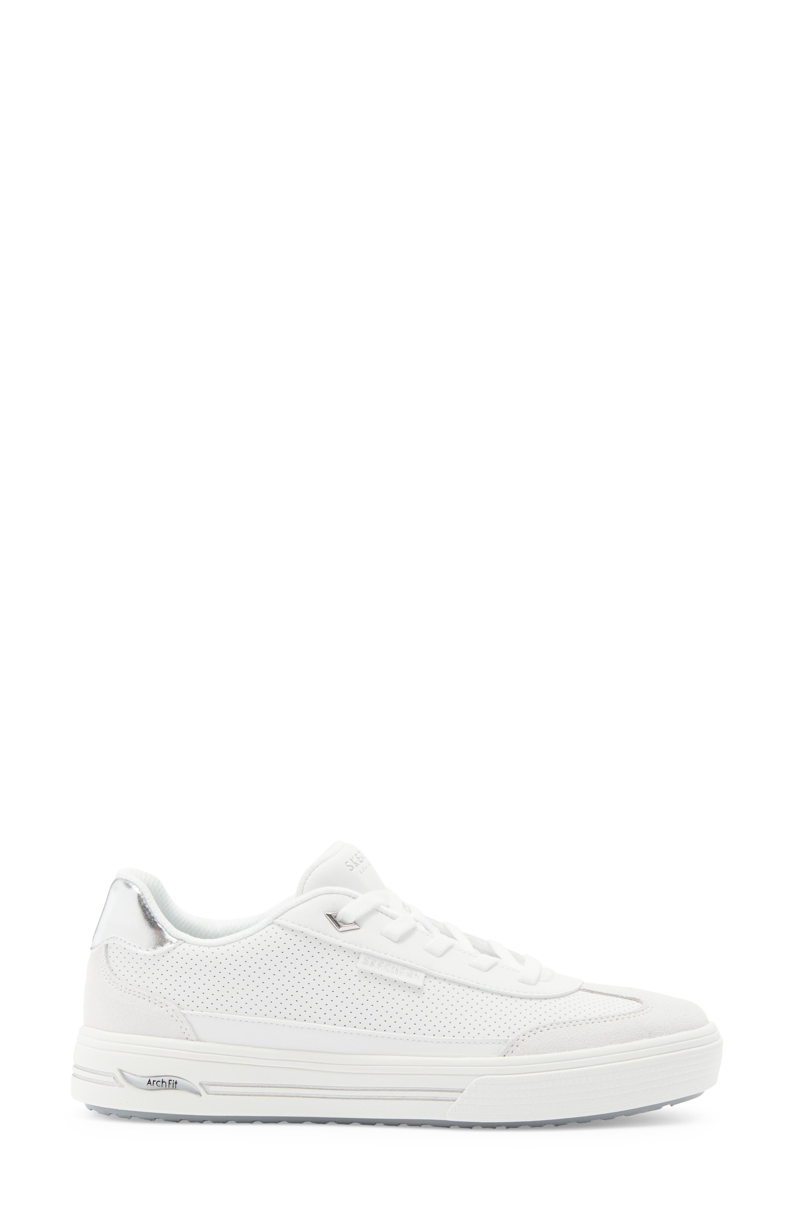 SKECHERS Slip-Ins<sup>®</sup>: Arch Fit<sup>®</sup> Arcade Diamond Daze Sneaker, Alternate, color, White