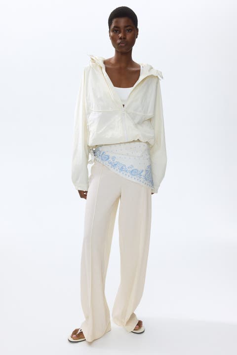 Scarf-detail Trousers