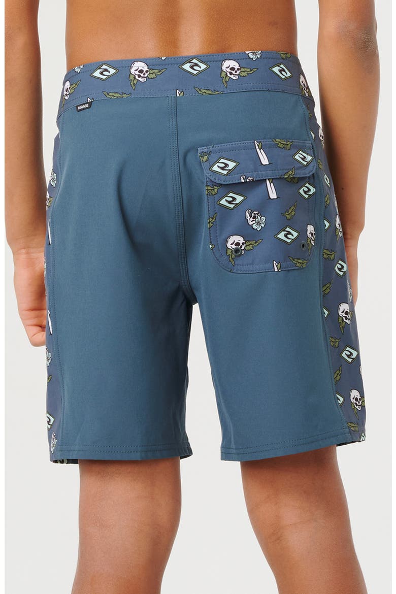 Kids' Sunset Sesh Mirage Board Shorts, Alternate, color, PINE NIGHT