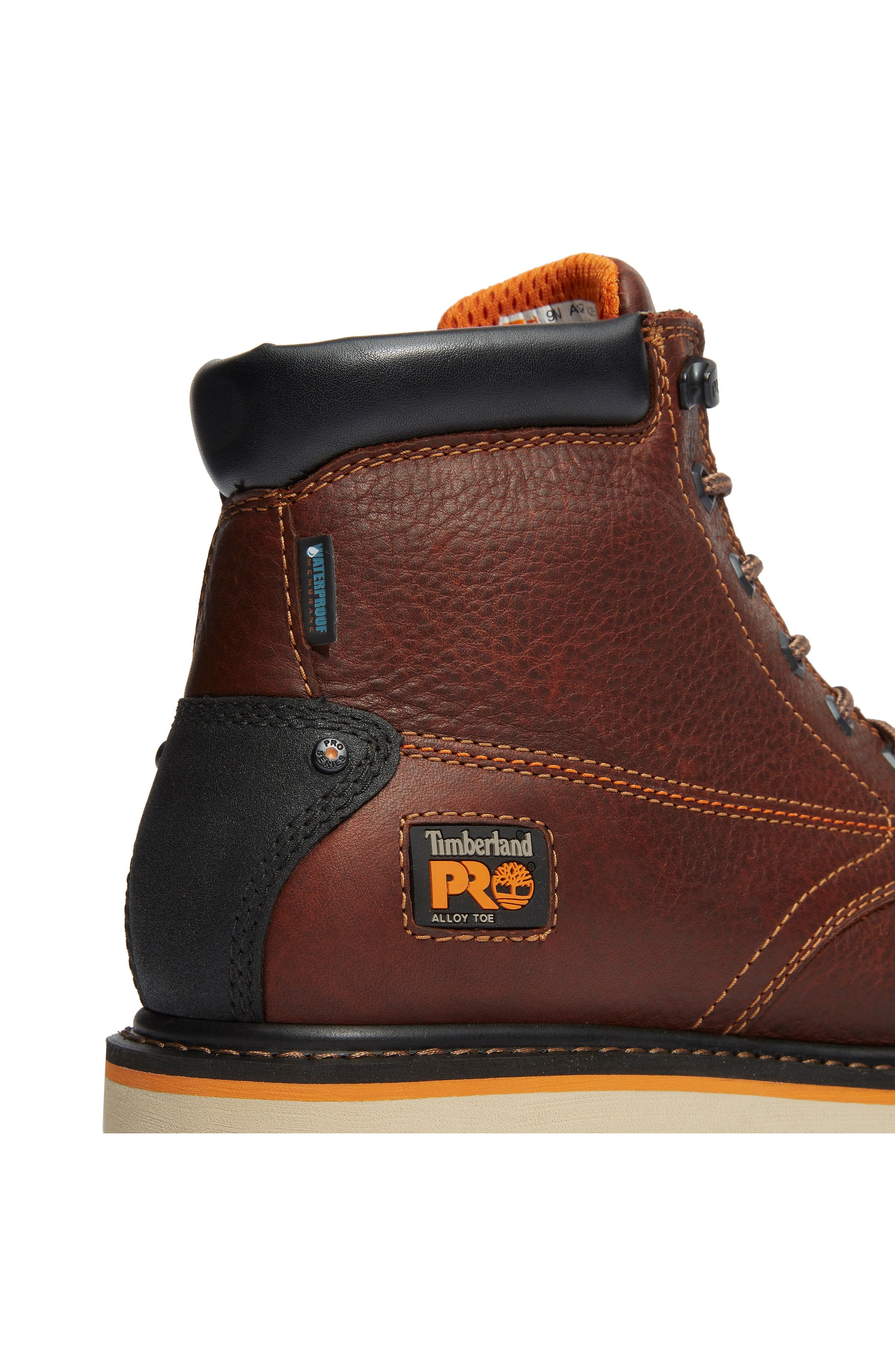 Gridworks 6" Waterproof Work Boot, Alternate, color, BROWN