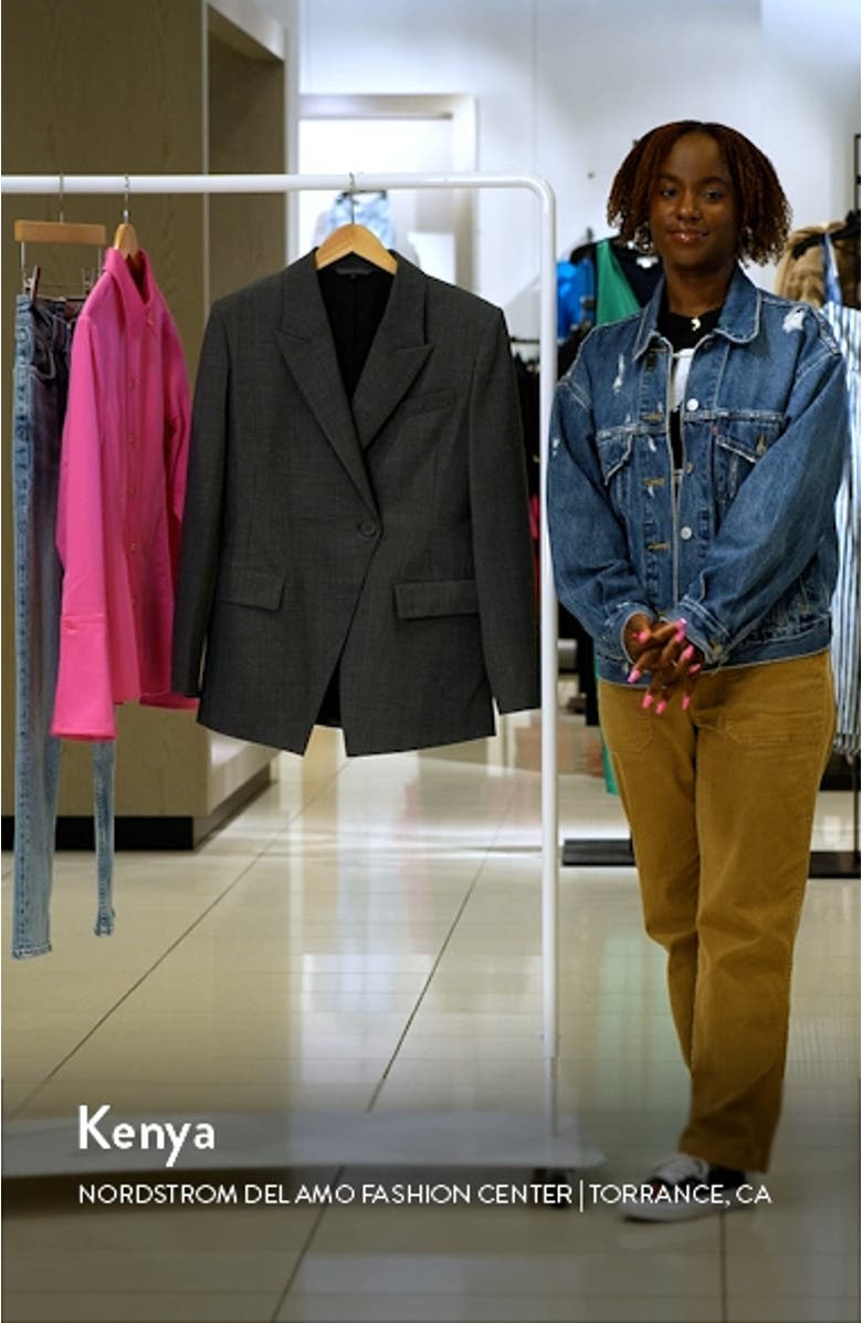 Asymmetric Double Breasted Blazer, sales video thumbnail