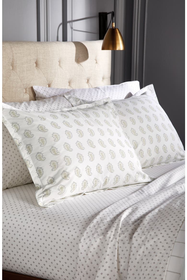 Paisley Comforter & Sham Set, Alternate, color, SAGE