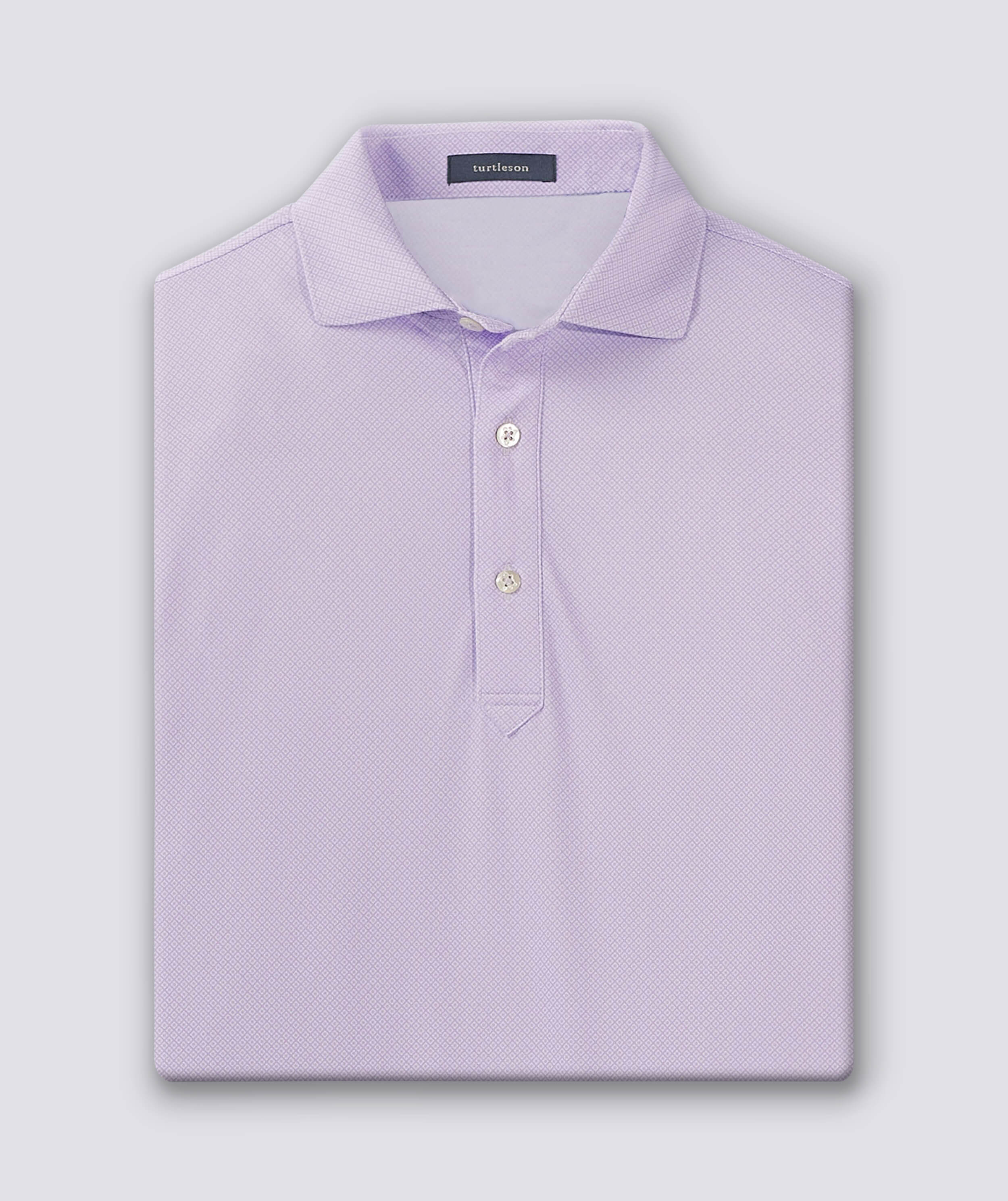 Clarence Mini Diamond Jacquard Performance Polo - image 4