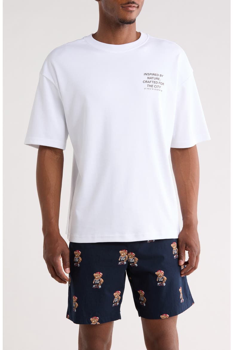 Azores Islands Graphic T-Shirt, Main, color, OFF WHITE