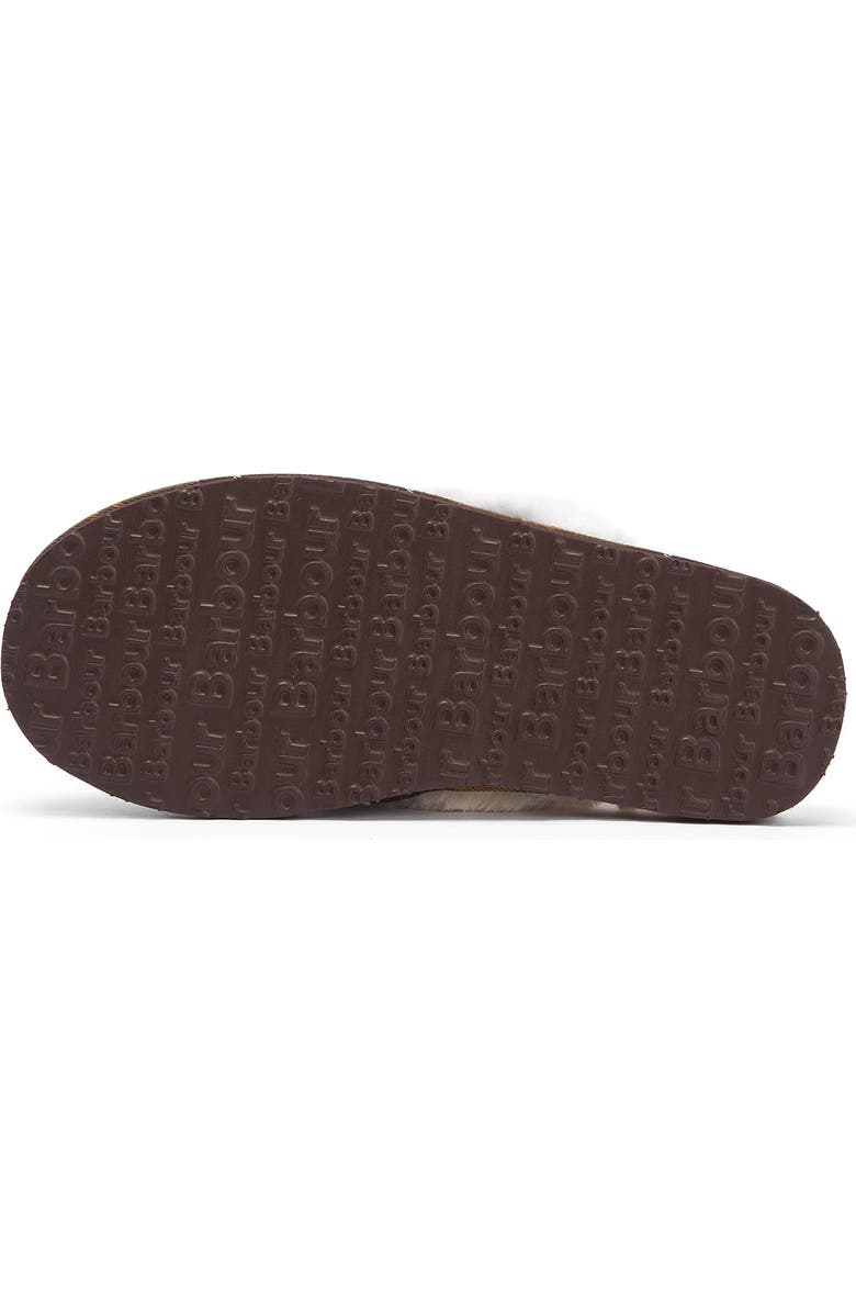 Barbour Claudia Faux Fur Lined Scuff Slipper, Alternate, color,