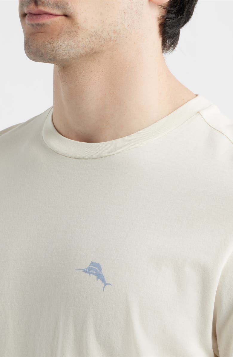 Tommy Bahama Sardina Soirée Cotton Graphic T-Shirt, Alternate, color, Vanilla Ice