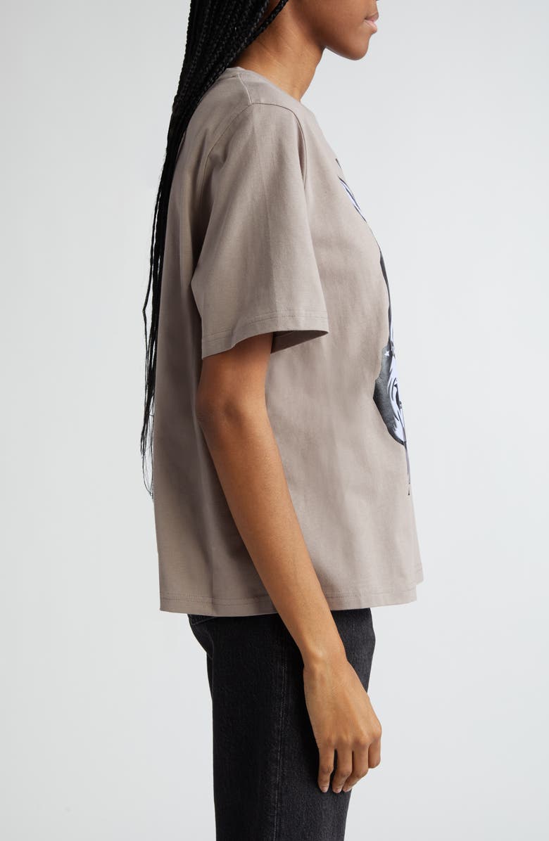 Stand Studio Hallie Organic Cotton Oversize Graphic T-Shirt, Alternate, color,