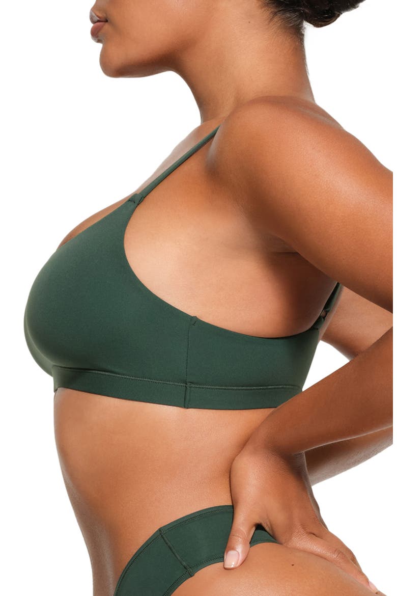 Fits Everybody 2-Pack Scoop Bralettes, Alternate, color, SPRUCE & ONYX