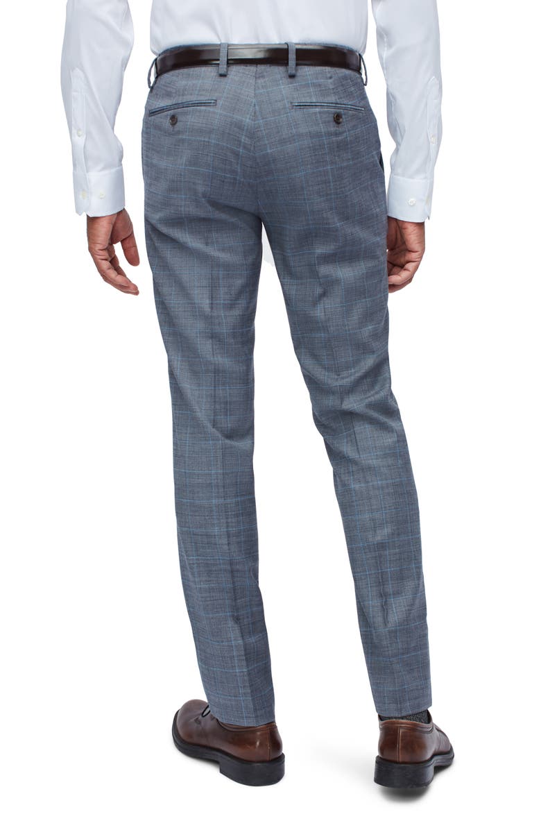Bonobos Jetsetter Slim Fit Flat Front Stretch Wool Dress Pants, Alternate, color,
