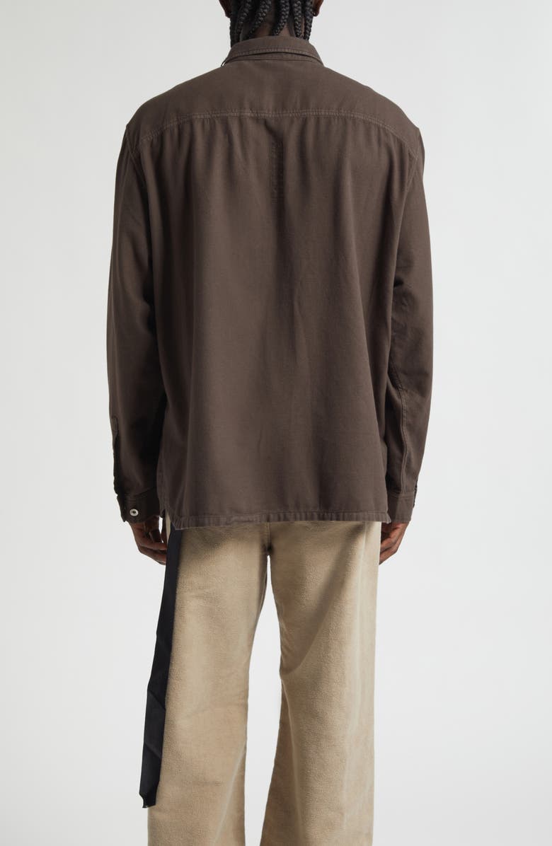 Rick Owens DRKSHDW Darkshadow Jumbo Overshirt, Alternate, color, Dark Dust