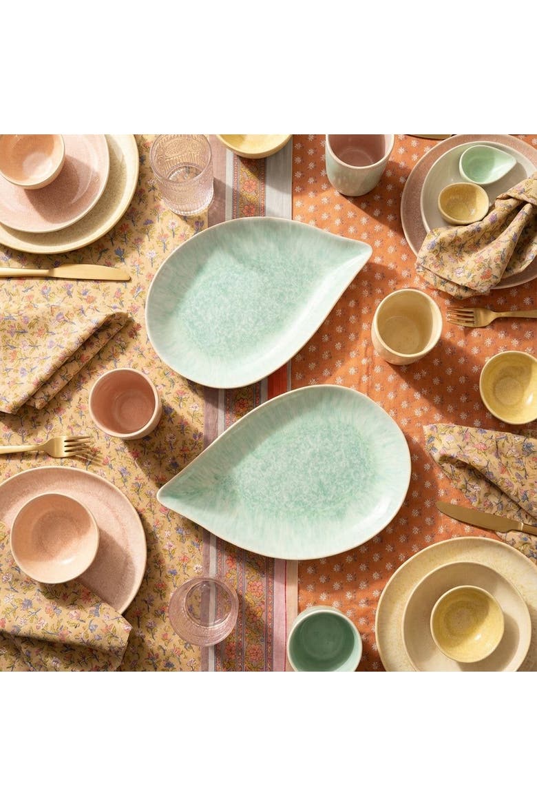 Fonte Stoneware Serving Plate 12" Set of 2, Alternate, color, Green