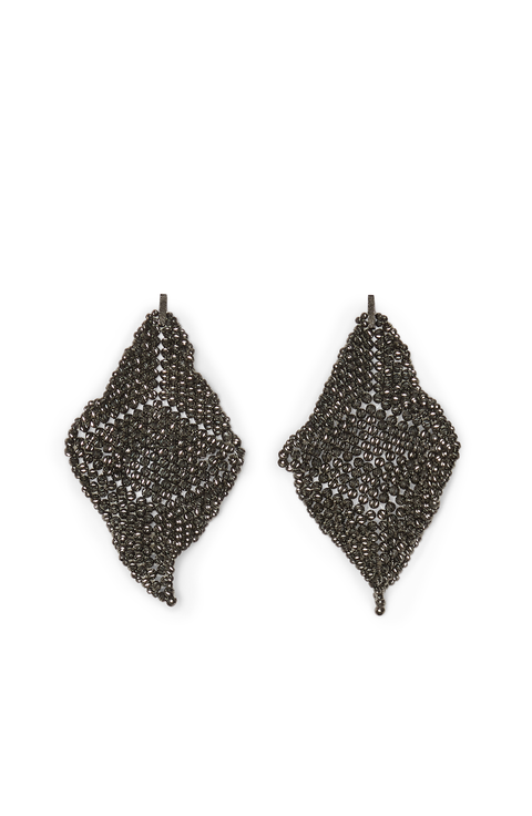 VIP【関税送料無料】希少 BRUNELLO CUCINELLI SILVER EARRINGS Sterling Silver earrings for Woman in Light Gold | Brunello