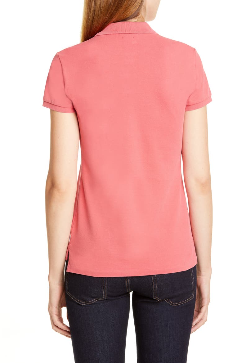 Julie Polo, Alternate, color, NANTUCKET RED