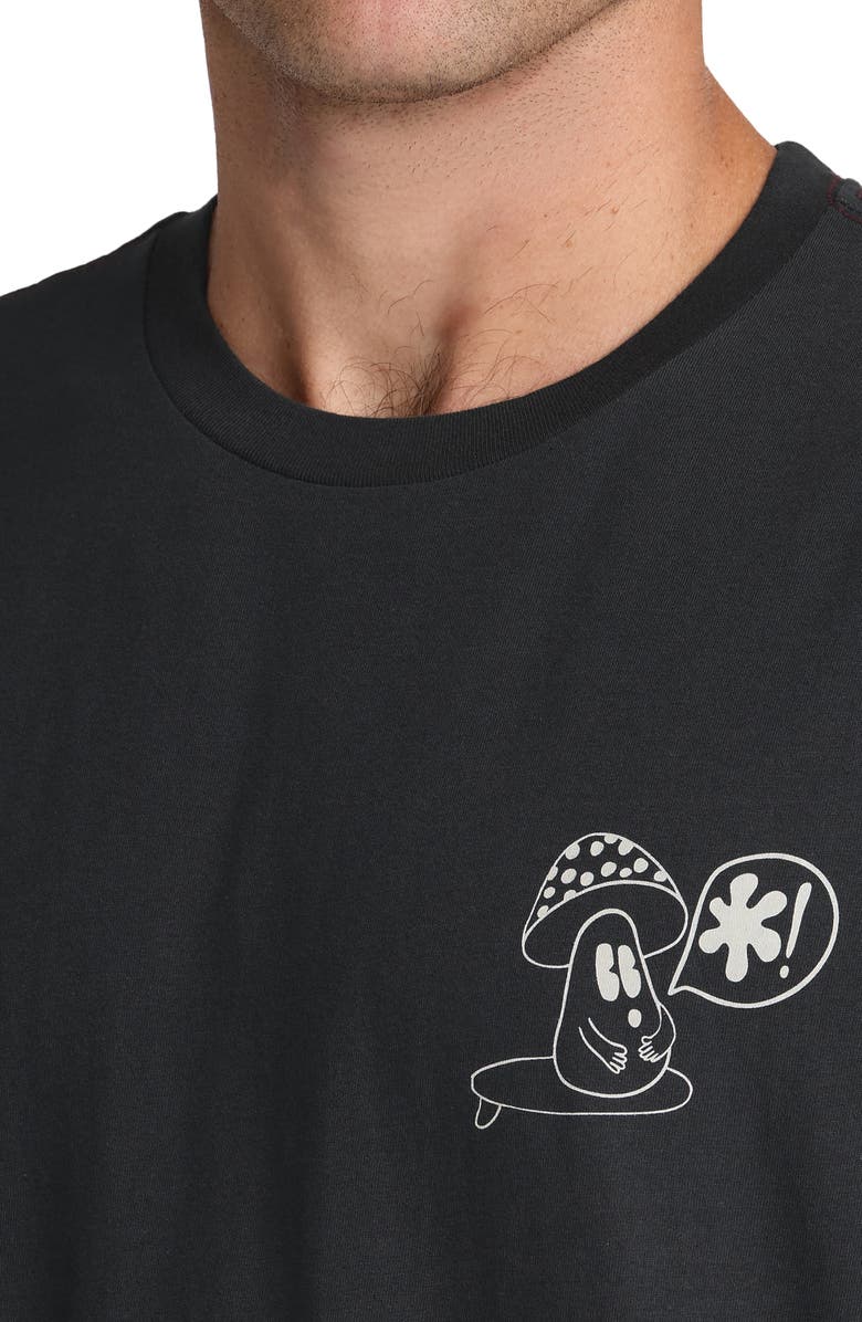 RVCA Bryce Bloom Graphic T-Shirt, Alternate, color, Pirate Black