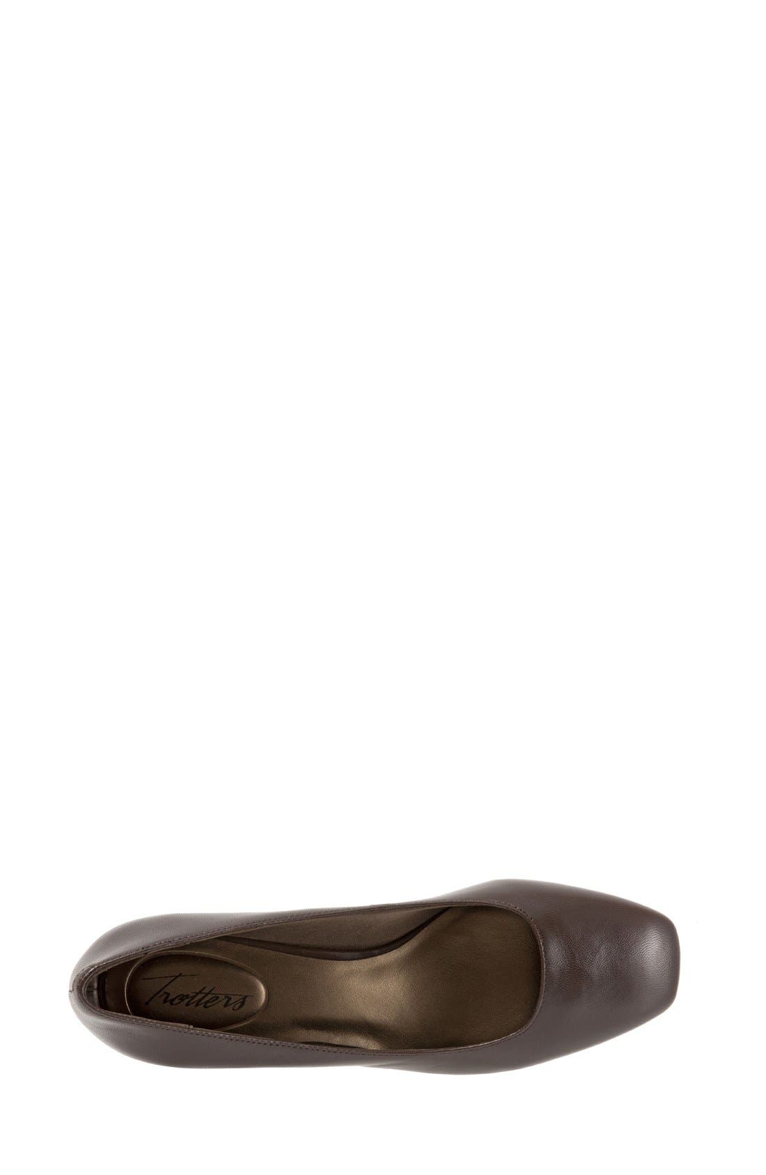 Lola Pump, Alternate, color, DARK BROWN LEATHER