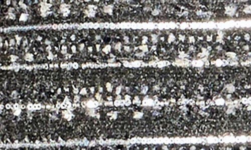 Endless Rose Sequin Texture Sleeveless Peplum Knit Top In Gray