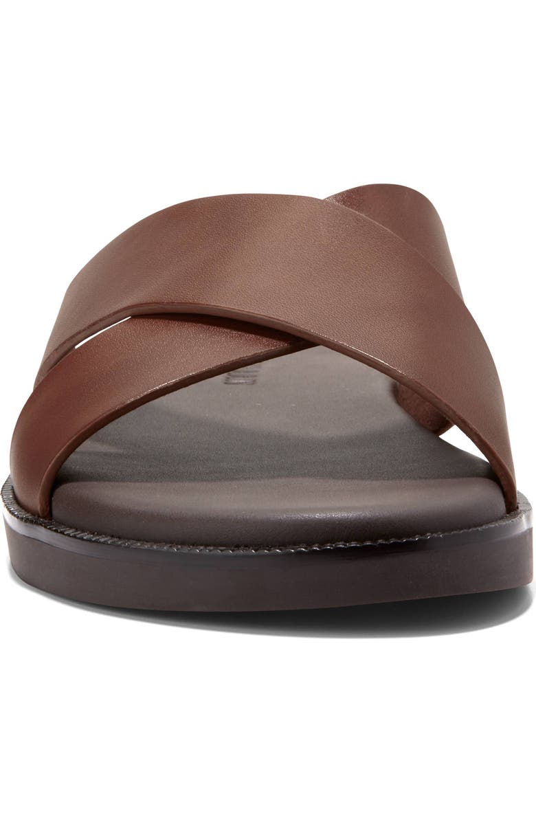 Cole Haan Nantucket Cross Strap Sandal, Alternate, color, Woodbury / Java