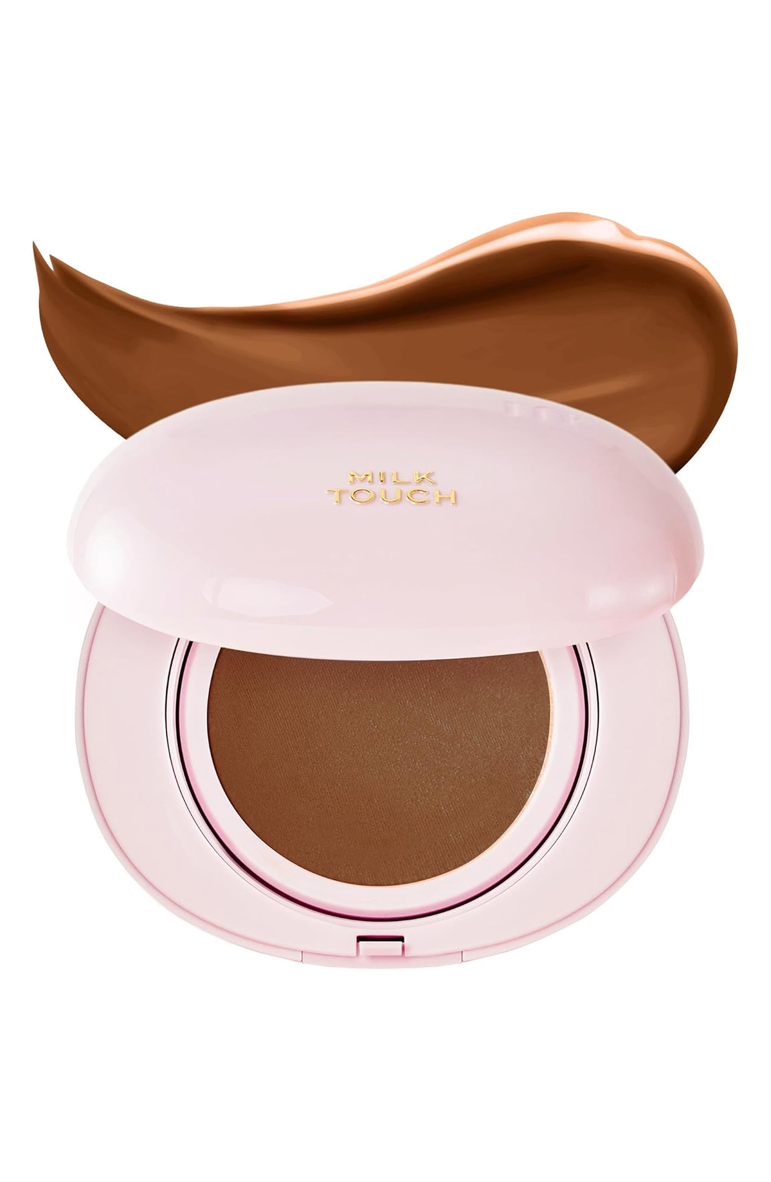Milktouch All-day Skin Fit Milky Glow Cushion Foundation In Brown