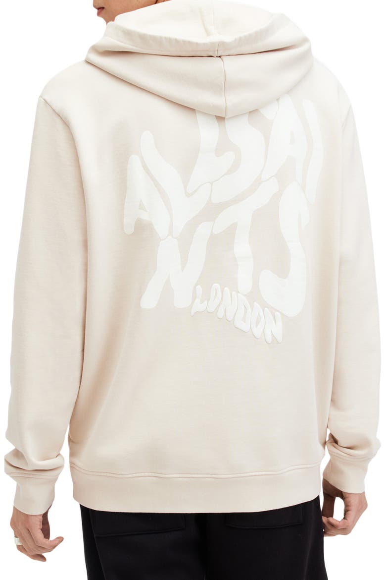 Orlando Logo Cotton Graphic Hoodie, Alternate, color, CREAM TAUPE