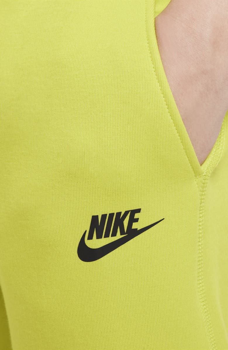 Nike Kids' Tech Fleece Joggers, Alternate, color, 357 Bright Cactus/Black