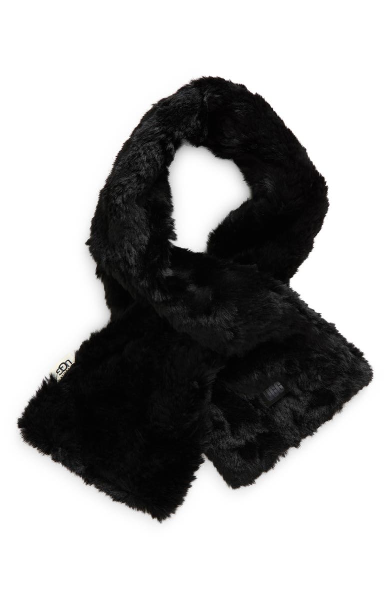 UGG<sup>®</sup> Faux Fur Pull Through Scarf, Main, color,