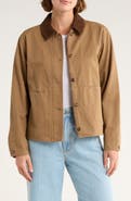 Thread & Supply Corduroy Collar Cotton Barn Jacket