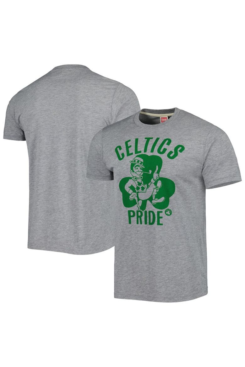Unisex Homage Heather Gray Boston Celtics Hometown Hyper Local Tri-Blend T-Shirt, Main, color, Heather Gray