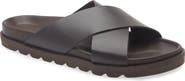 Gentle Souls Braga Cross Strap Slide Sandal