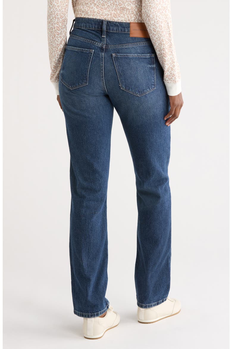 Zoe High Waist Straight Leg Jeans, Alternate, color, LEEWALL WILDS