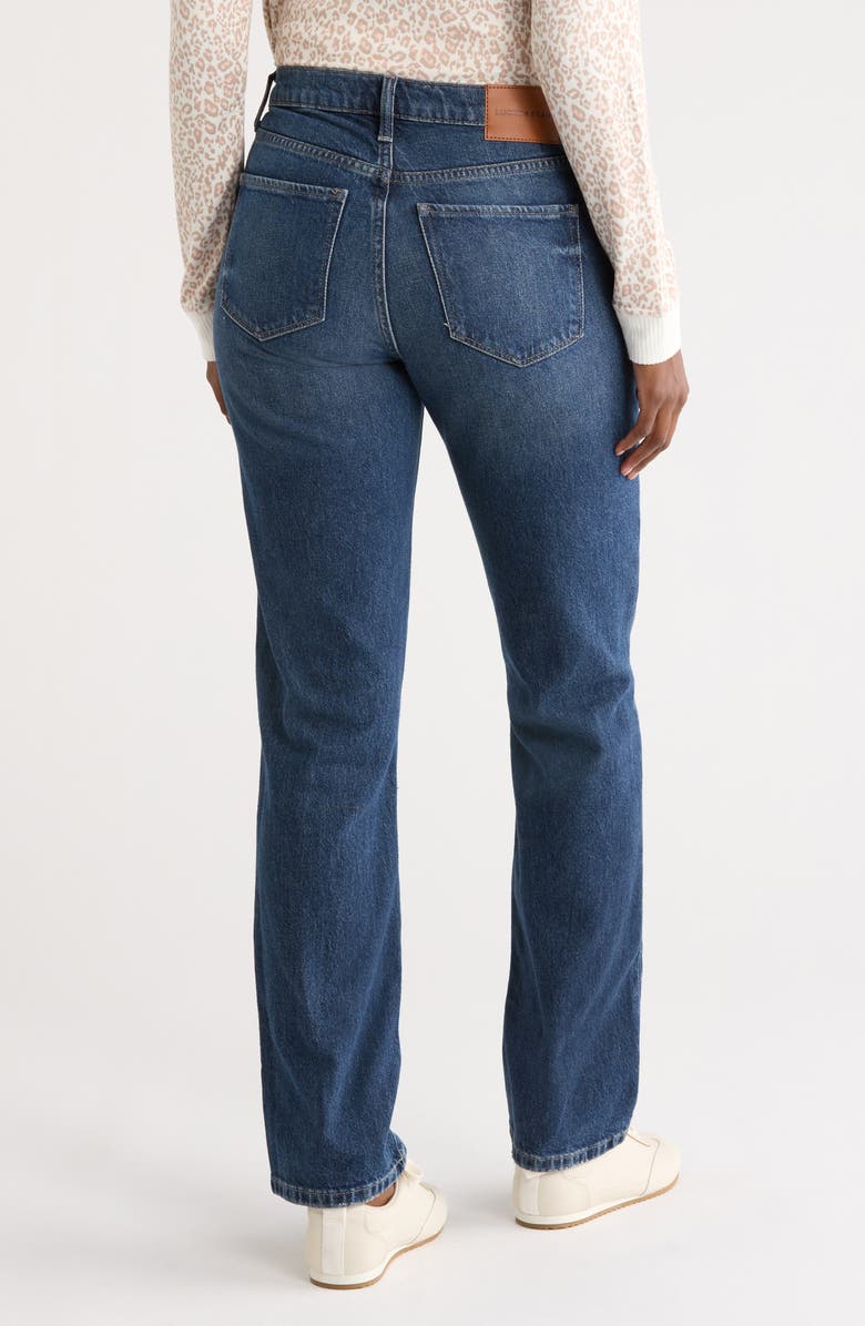 Lucky Brand Zoe High Waist Straight Leg Jeans, Alternate, color, Leewall Wilds