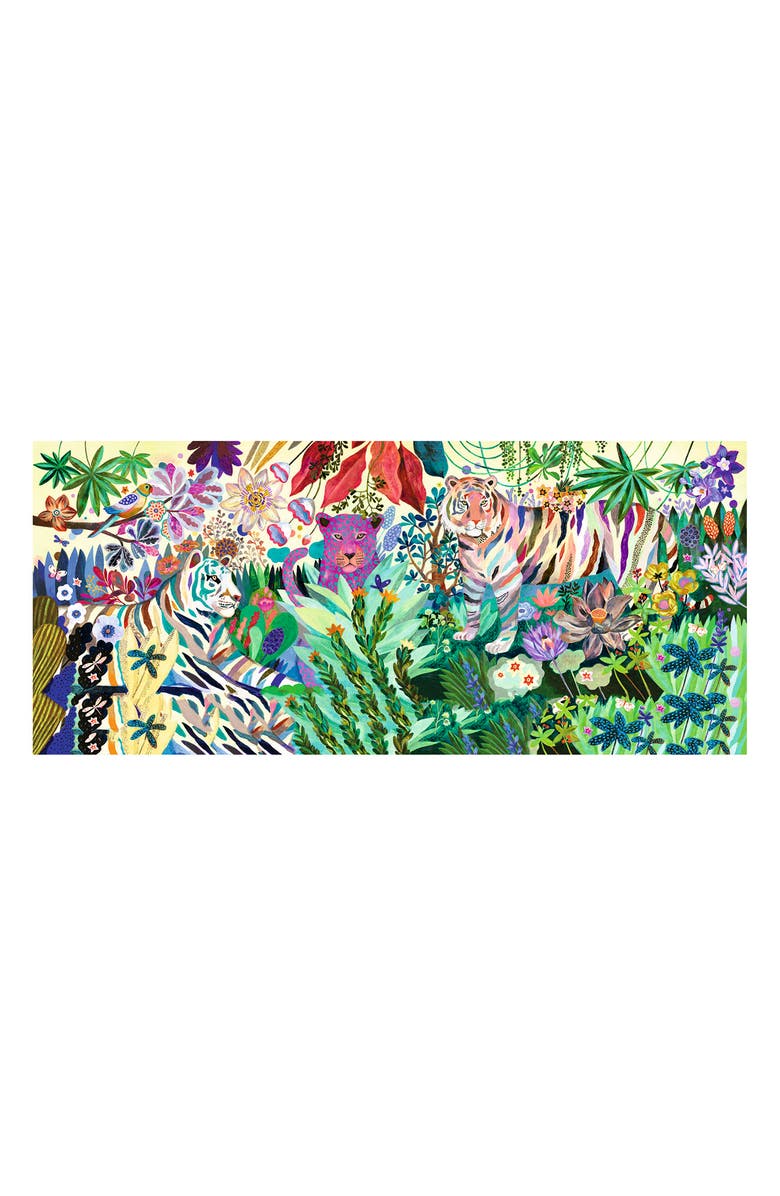 Djeco Rainbow Tigers 1000-Piece Gallery Puzzle, Alternate, color, Multi