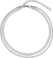 Adornia Double Chain Anklet