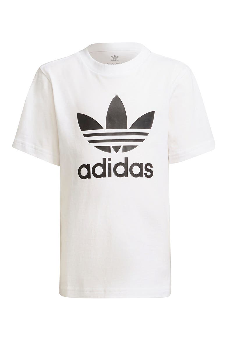 Kids' Graphic Tee & Shorts Set, Alternate, color, WHITE/ BLACK