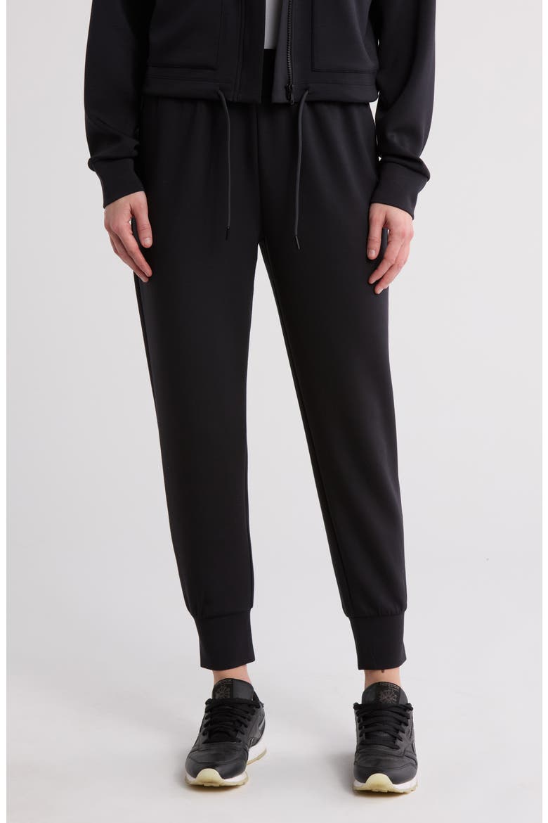 Whisper Knit Slim Joggers, Main, color, BLACK