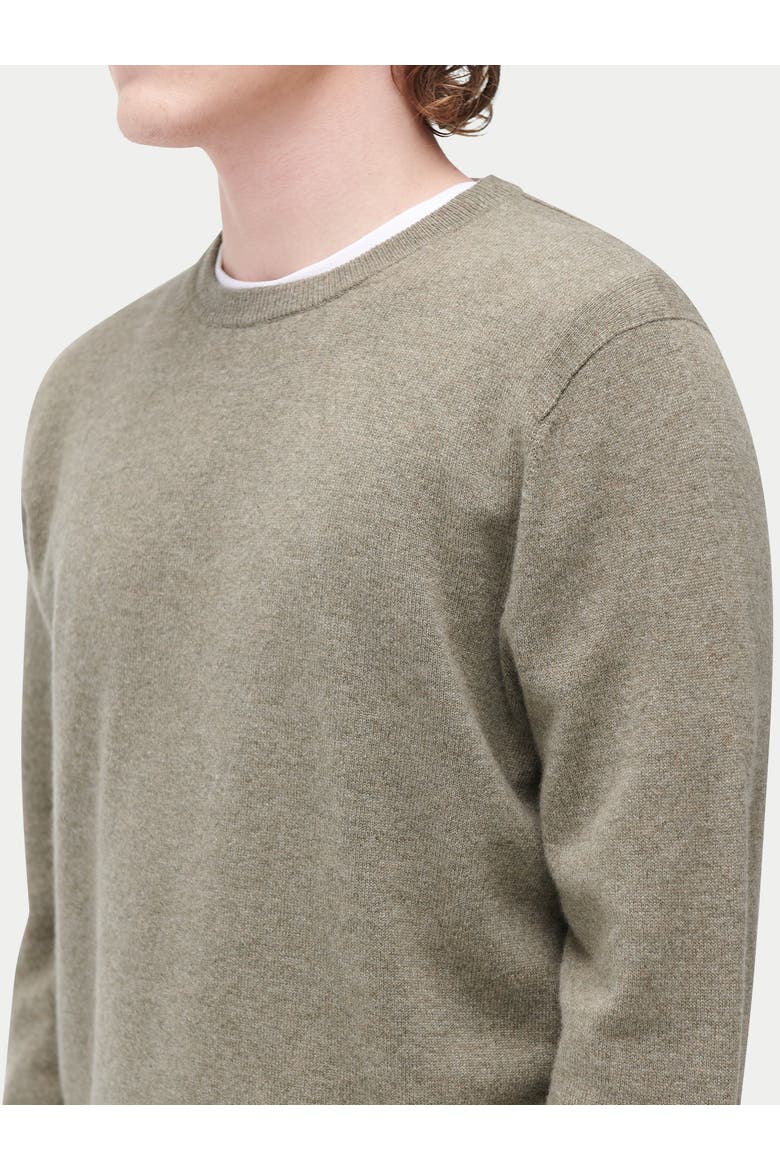 Essential Crewneck Cashmere Sweater, Alternate, color, vetiver