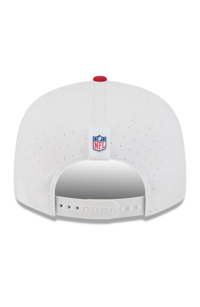 New Era Men's New Era White/Scarlet San Francisco 49ers 2025 NFL Training Camp Split Panel 9FIFTY Snapback Hat, Alternate, color, White