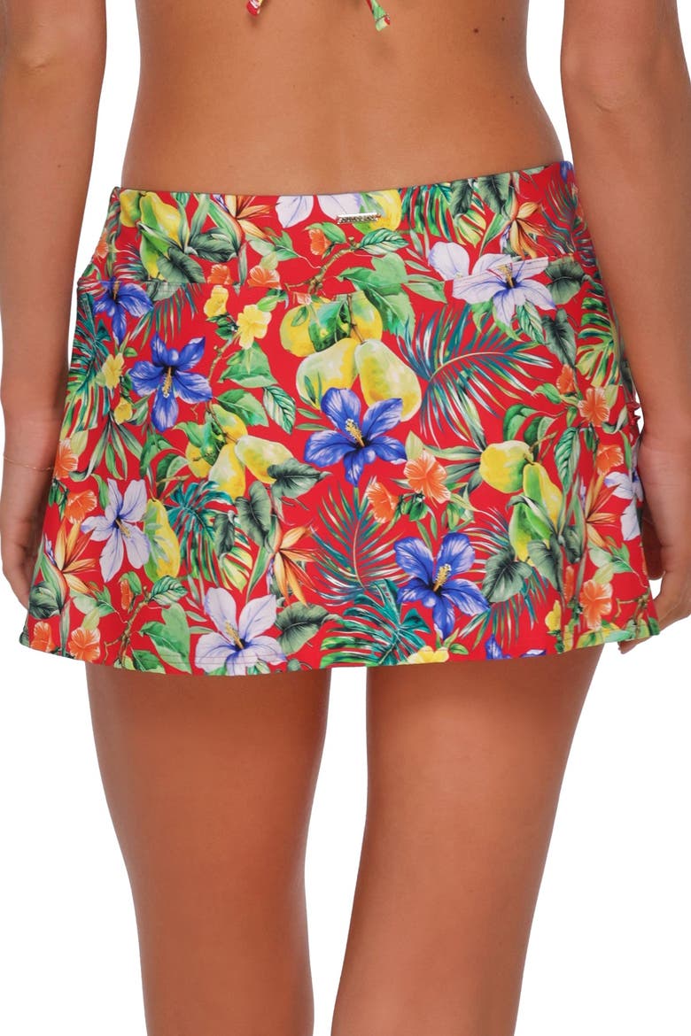 Sporty Swim Skirt Bottoms, Alternate, color, Surf'S Up