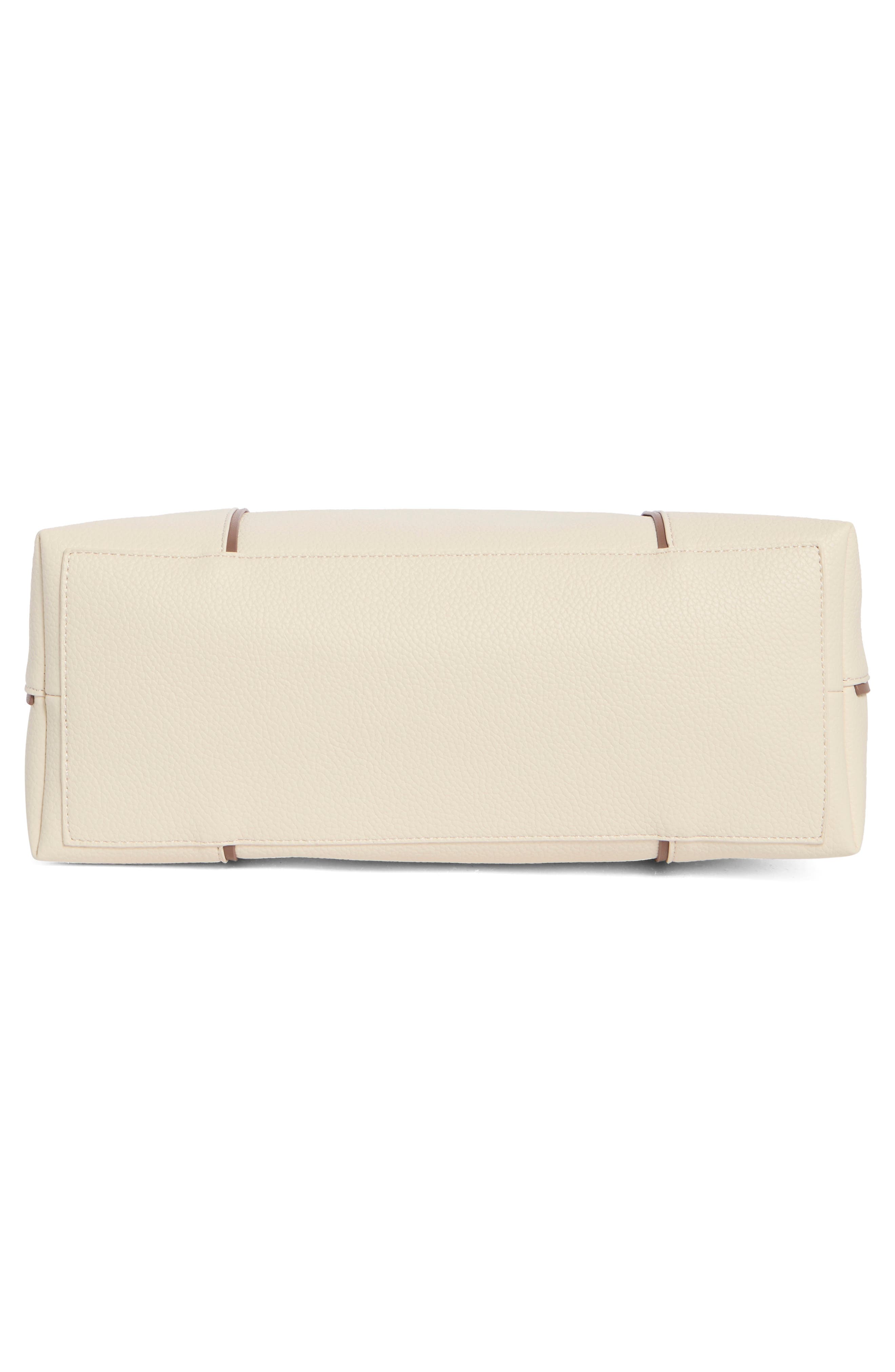 Alesia Faux Leather Hobo Bag, Alternate, color, EGGSHELL