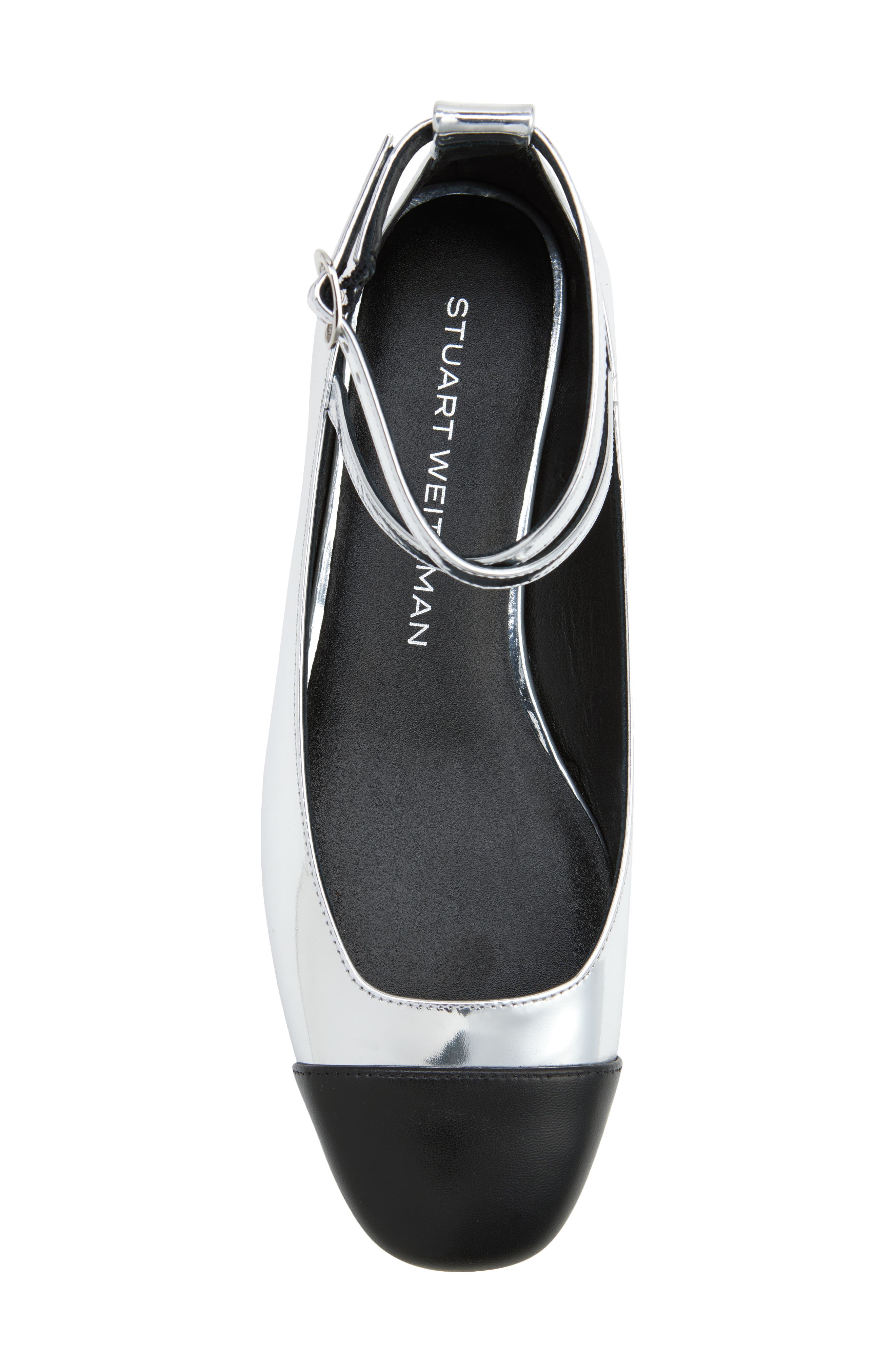 Stuart Weitzman Eden Cross Strap Ballet Flat, Alternate, color, 