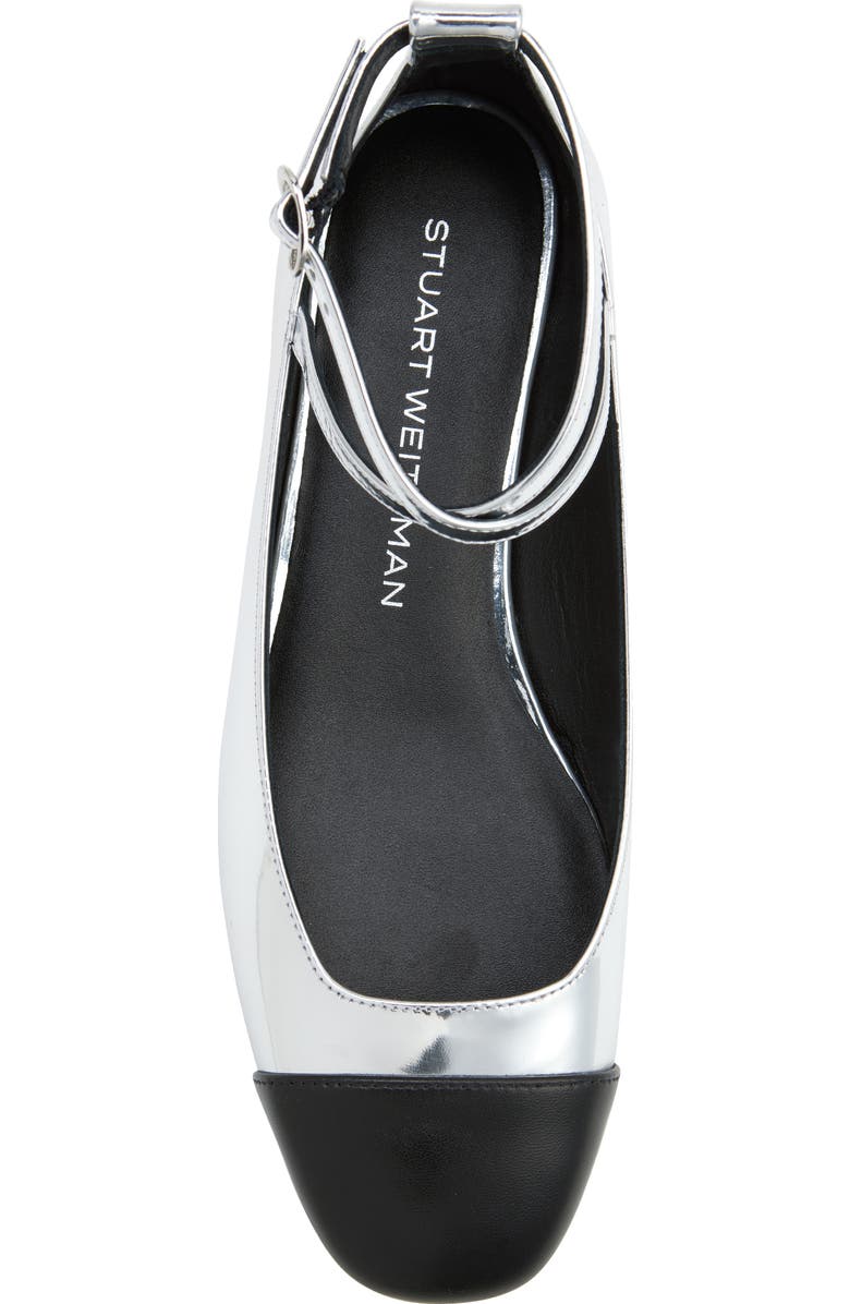 Stuart Weitzman Eden Cross Strap Ballet Flat, Alternate, color,