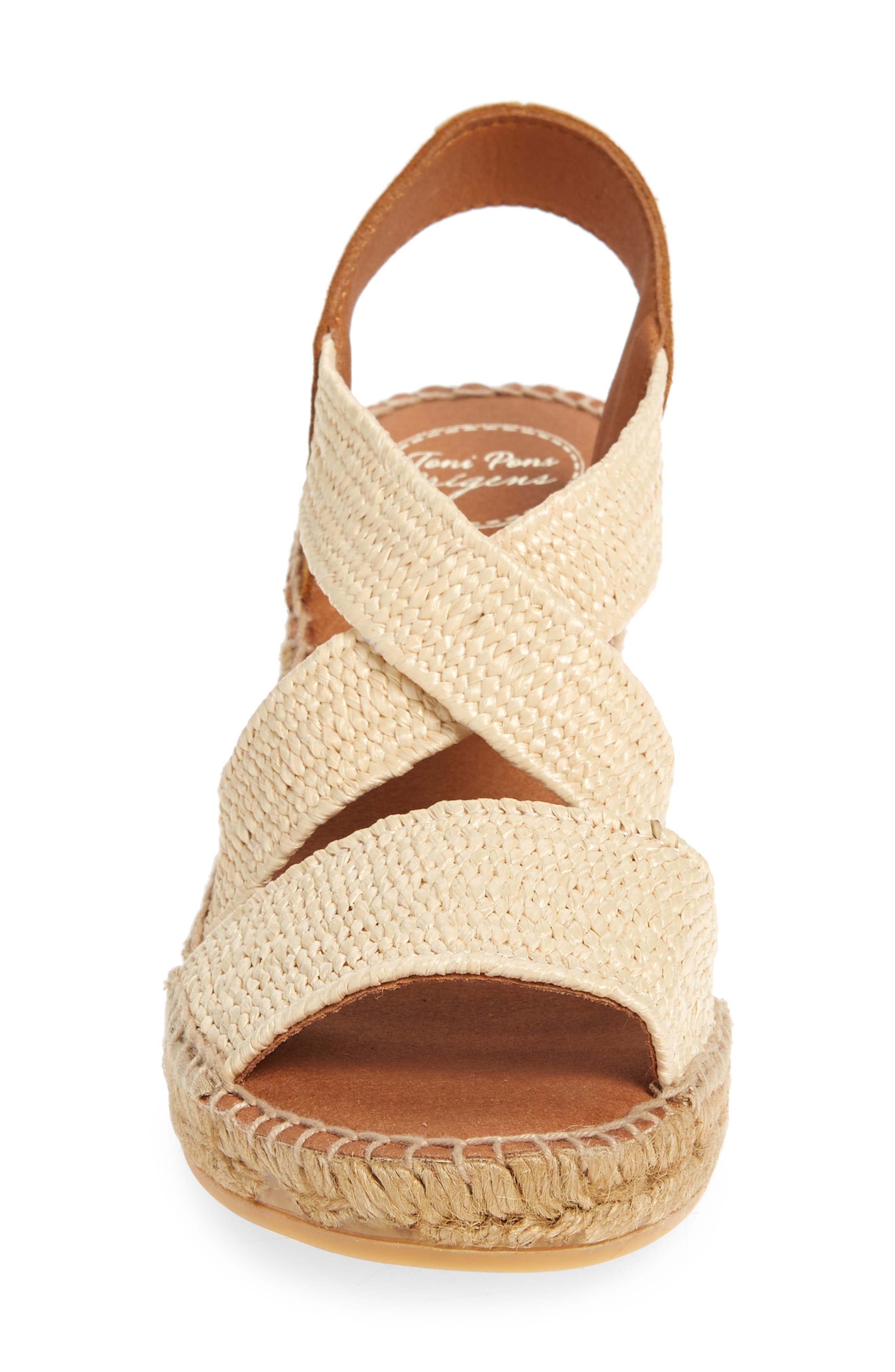 Toni Pons Susa Espadrille Wedge Sandal, Alternate, color, Natural