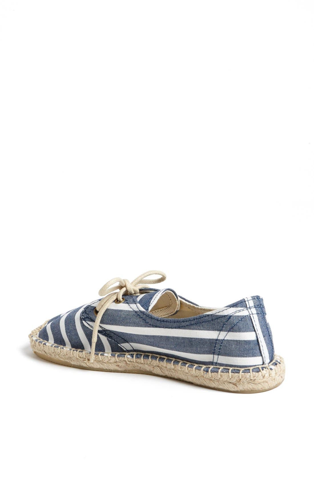 'Derby - Classic Stripe' Espadrille Sneaker, Alternate, color, LIGH NAVY/ WHITE