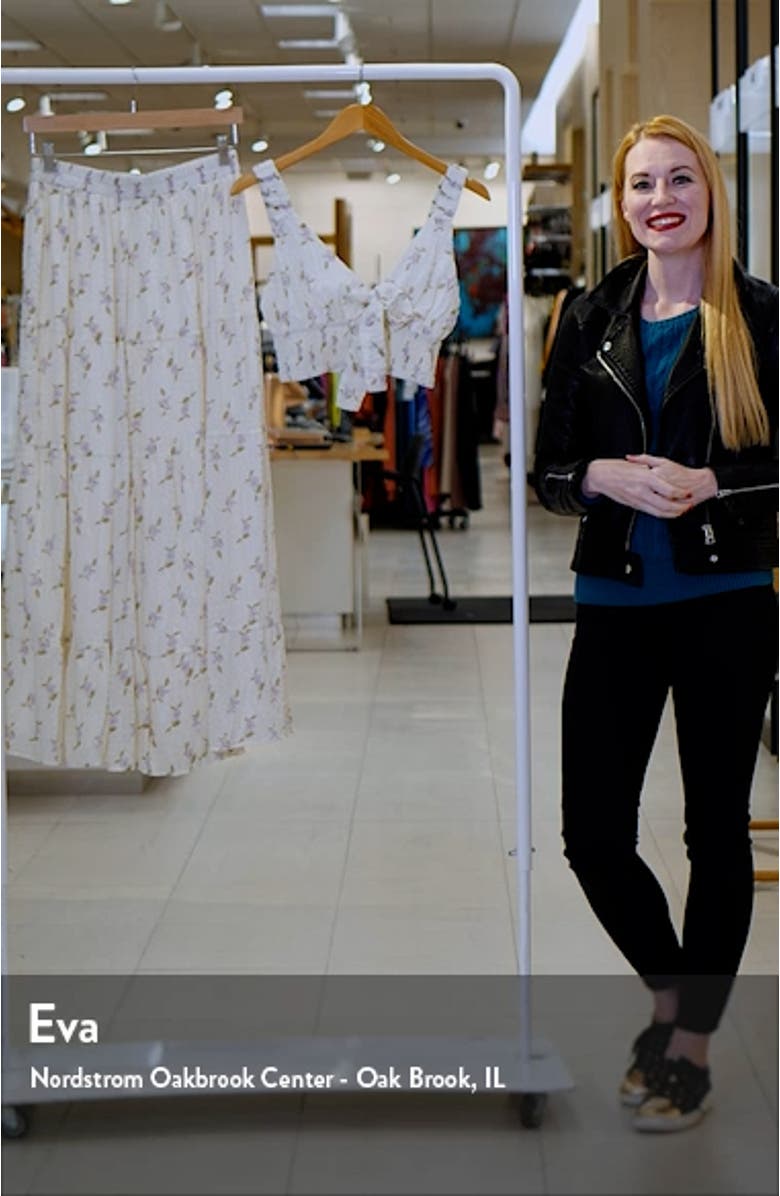 Helena Crop Tank Top & High Waist Skirt Set, sales video thumbnail