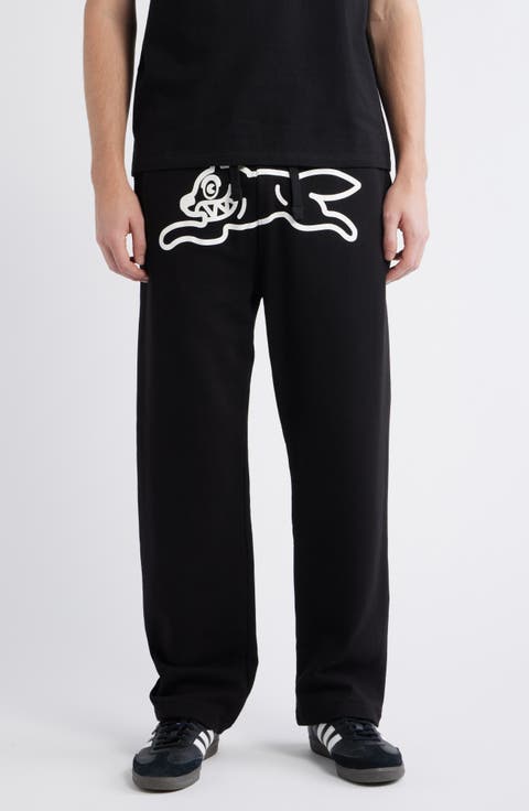Running Dog Drawstring Sweatpants