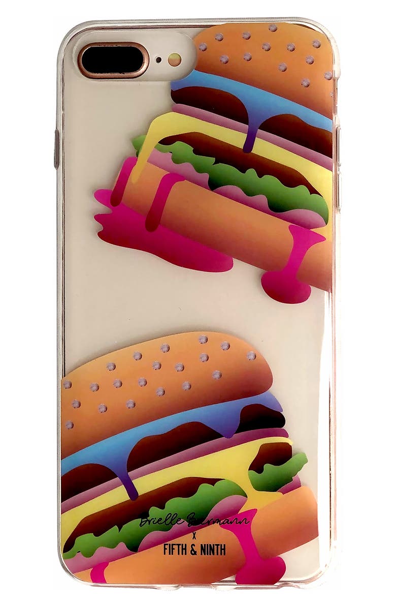 Fifth & Ninth x Brielle Biermann Eat In Get Out iPhone 6/6s/7/8 Plus Case, Main, color,