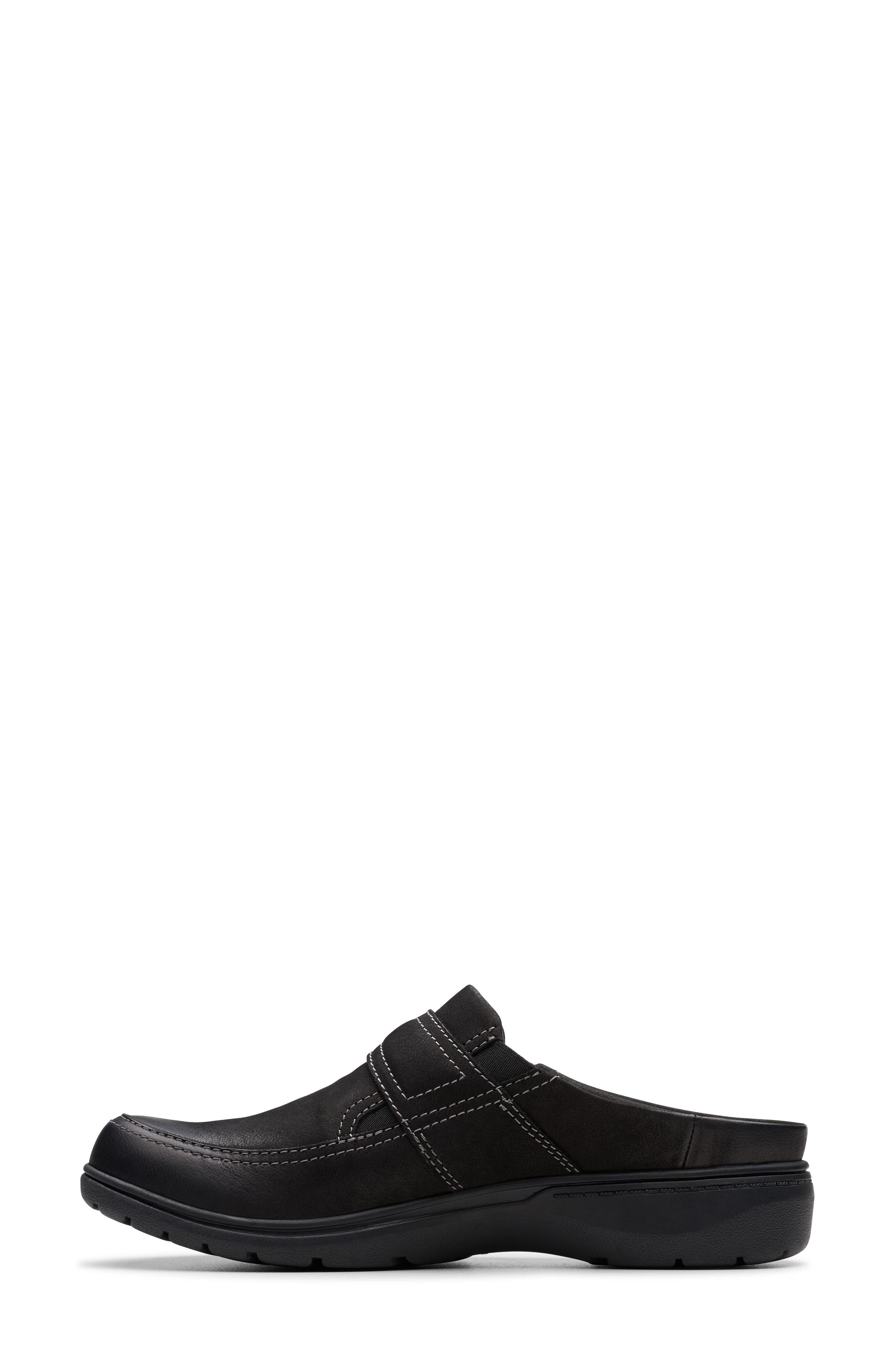Clarks<sup>®</sup> Carleigh Viola Clog, Alternate, color, Black Nubuck