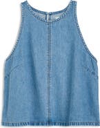 Madewell Airy Denim Shell Top