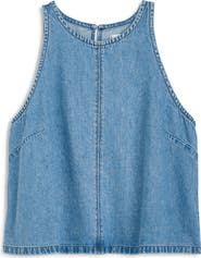 Madewell Airy Denim Shell Top