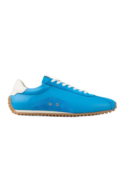Sandro Vintage Low Top Running Sneakers In Blue